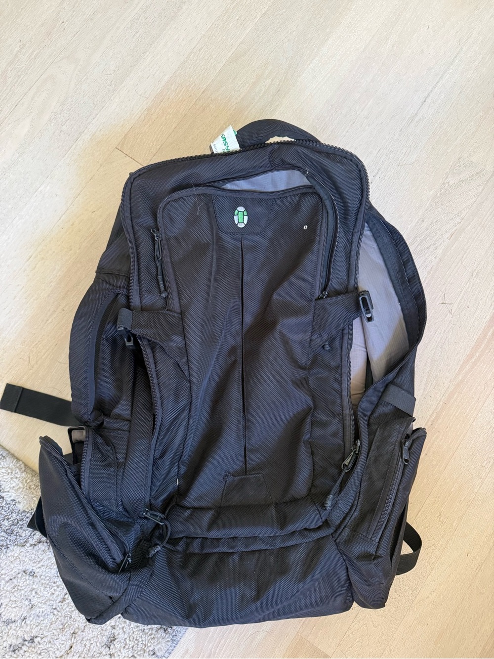 Black Men's Tortuga Travel Backpack